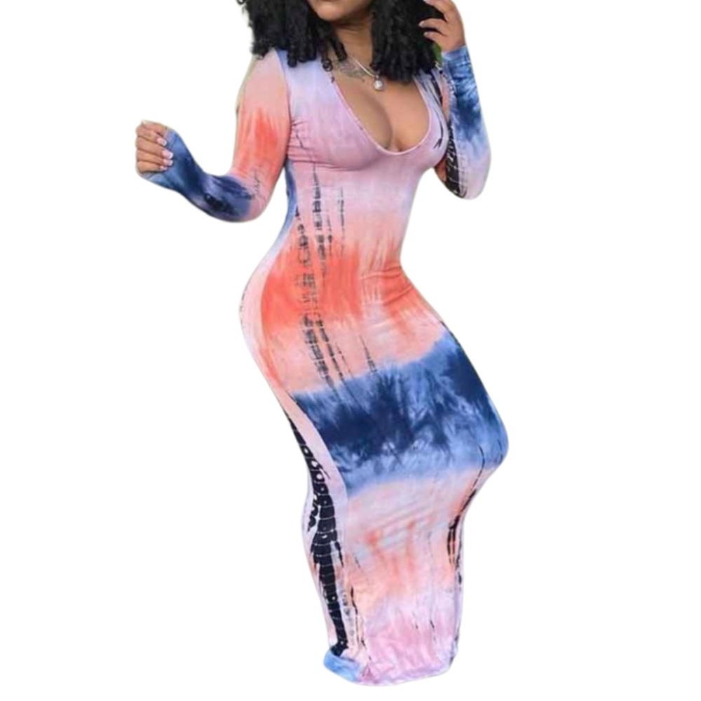 Vibrant Bohemian Maxi Bodycon